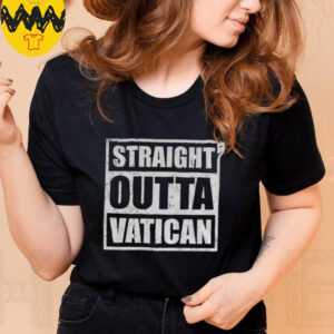 Straight Outta Vatican Pope Leo shirt
