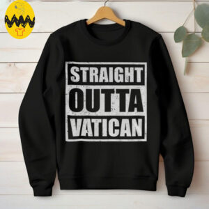 Straight Outta Vatican Pope Leo shirt