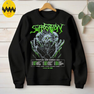 Suffocation European Tour Summer 2025 Start In Saint Maurice FR On August 3 2025 T shirts