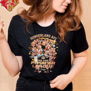 Sunderland AFC we are Premier League graphic shirt