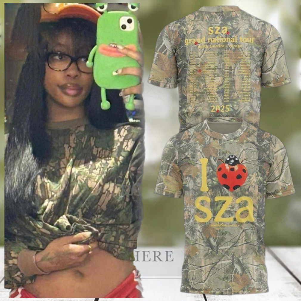 Sza Camo Grand National Tour T Shirt Presents For Music Lovers Sza Camo Grand National Tour T Shirt Presents For Music Lovers