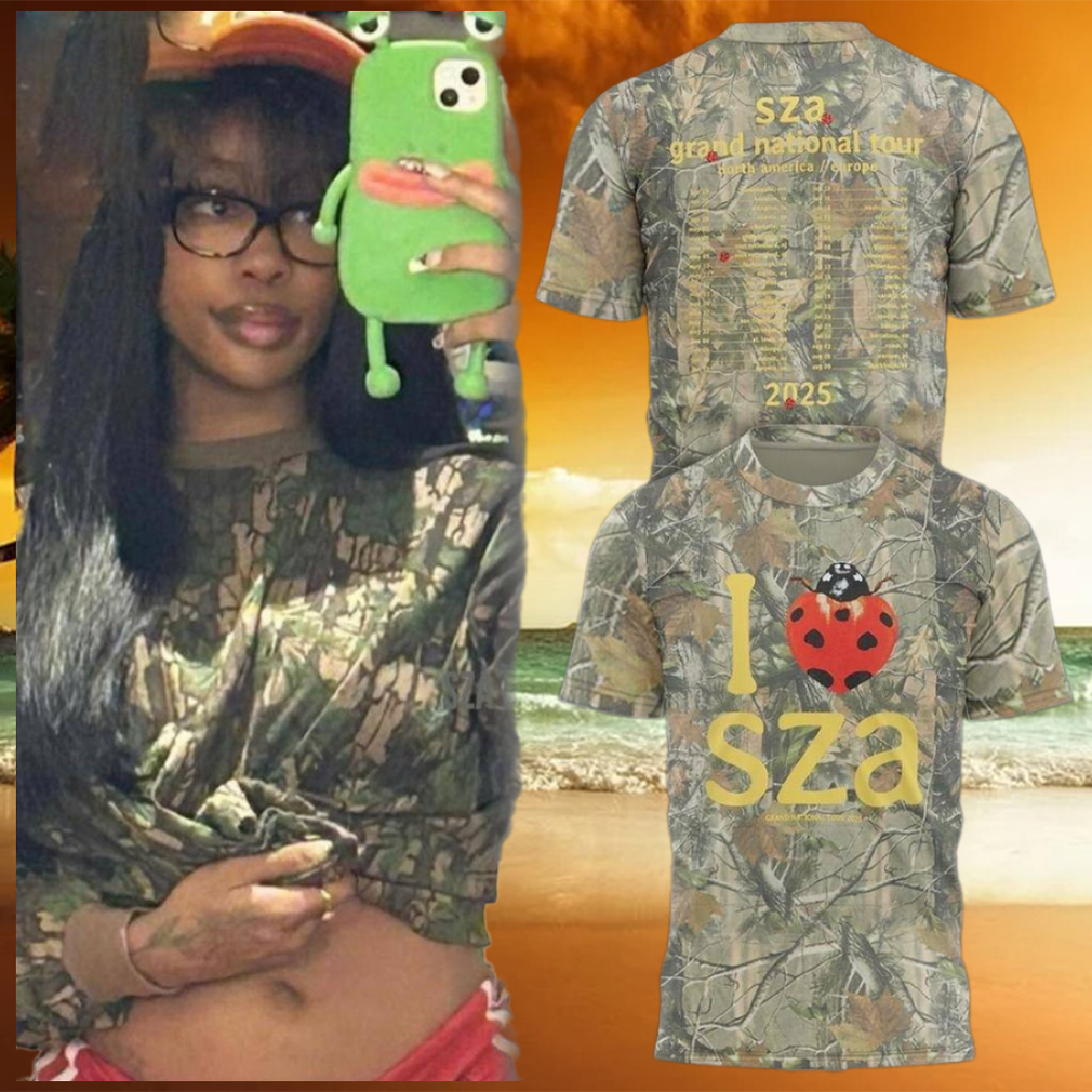 Sza Camo Grand National Tour T Shirt Presents For Music Lovers Sza Camo Grand National Tour T Shirt Presents For Music Lovers