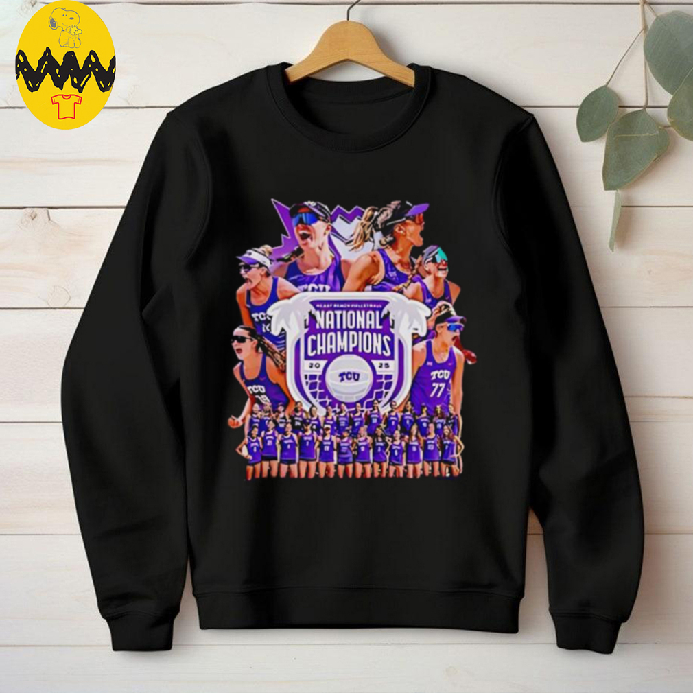 TCU Beach Volleyball 2025 National Champions shirt TCU Beach Volleyball 2025 National Champions shirt