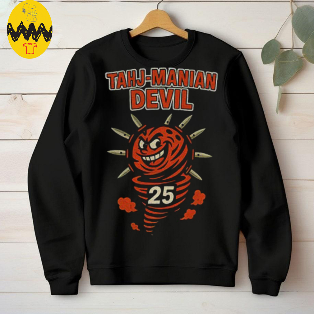 Tahj Manian Devil Graphic Cincinnati football shirt Tahj Manian Devil Graphic Cincinnati football shirt