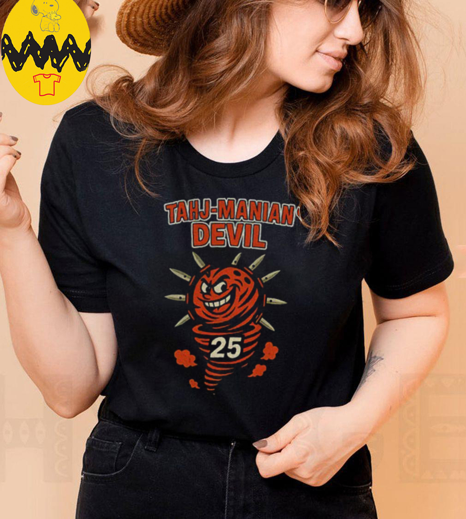 Tahj Manian Devil Graphic Cincinnati football shirt Tahj Manian Devil Graphic Cincinnati football shirt