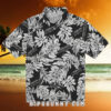 Tampa Bay Buccaneers Monstera Leaf Pattern Hawaiian Shirt