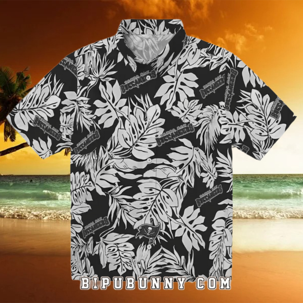 Tampa Bay Buccaneers Monstera Leaf Pattern Hawaiian Shirt Tampa Bay Buccaneers Monstera Leaf Pattern Hawaiian Shirt