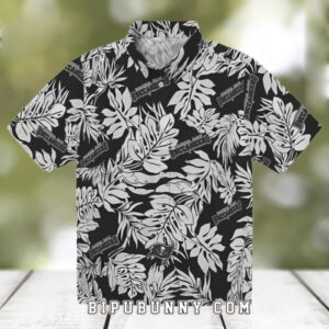 Tampa Bay Buccaneers Monstera Leaf Pattern Hawaiian Shirt