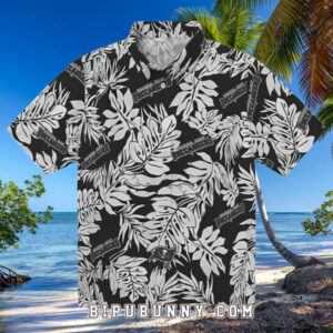 Tampa Bay Buccaneers Monstera Leaf Pattern Hawaiian Shirt