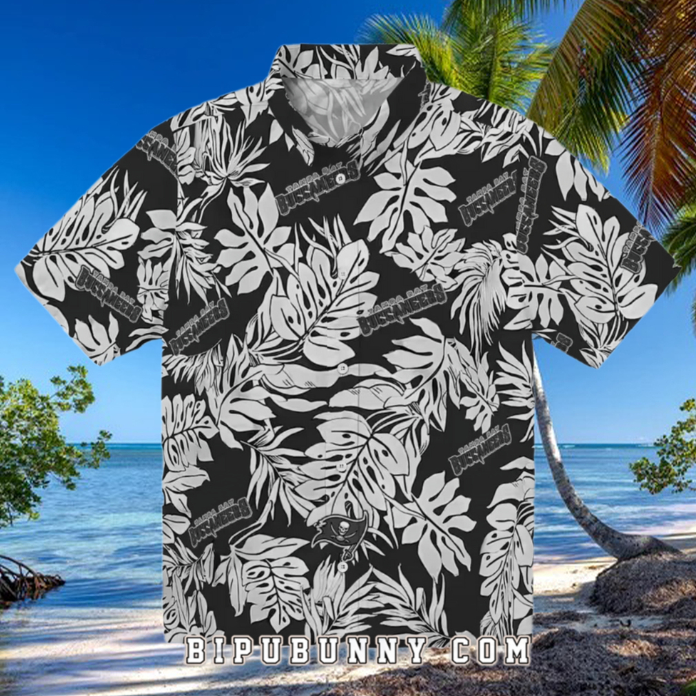Tampa Bay Buccaneers Monstera Leaf Pattern Hawaiian Shirt Tampa Bay Buccaneers Monstera Leaf Pattern Hawaiian Shirt