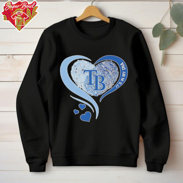 Tampa Bay Rays Baseball it’s in my DNA heart shirt
