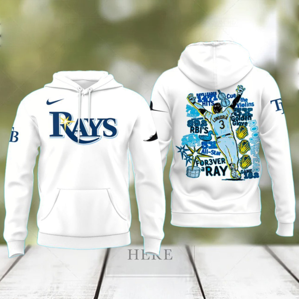 Tampa Bay Rays Evan Longoria 2025 Special Hoodie Tampa Bay Rays Evan Longoria 2025 Special Hoodie