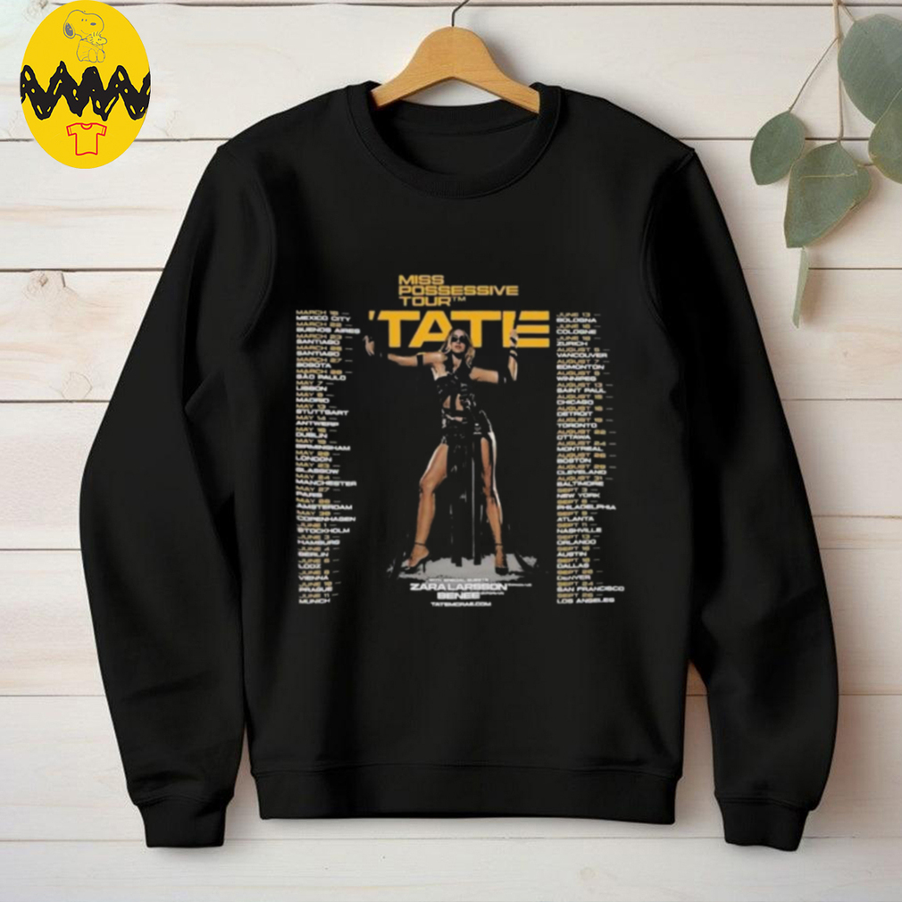 Tate McRae Miss Possessive Tour 2025 T Shirt Tate McRae Miss Possessive Tour 2025 T Shirt