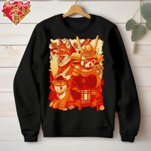 Tenhun orange fuzz shirt