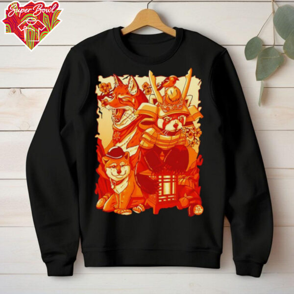 Tenhun orange fuzz shirt