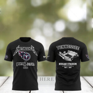 Tennessee Titans x Metallica M72 World Tour T Shirt Best Gifts For Music Lovers