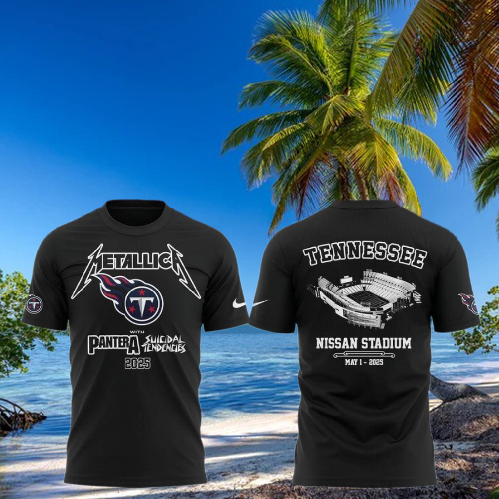 Tennessee Titans x Metallica M72 World Tour T Shirt Best Gifts For Music Lovers Tennessee Titans x Metallica M72 World Tour T Shirt Best Gifts For Music Lovers
