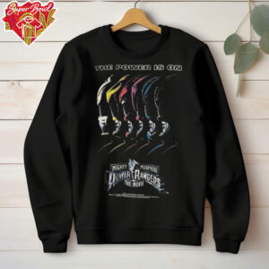 The Movie The Power Is On Black T Shirt
