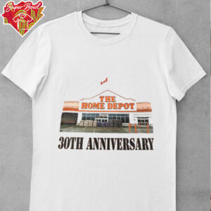 The home depot 30th anniversary Canada flag shirt