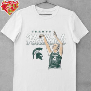 Theryn Hallock Michigan State Spartans Basketball T Shirt