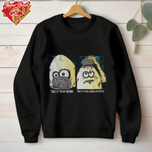 This is your brain on eggs funny shirt