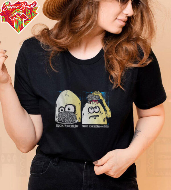 This is your brain on eggs funny shirt