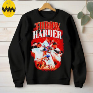 Throw Harder Baseball Flames MLB shirt