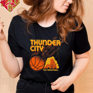 Thunder City OKC Basketball vintage shirt