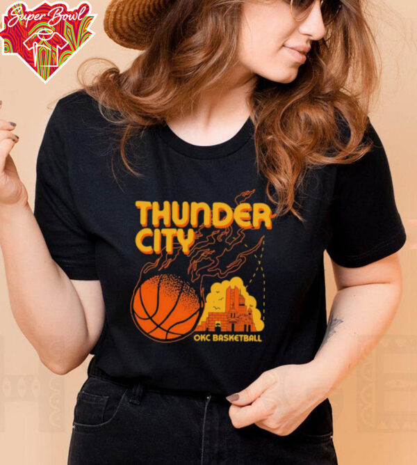 Thunder City OKC Basketball vintage shirt