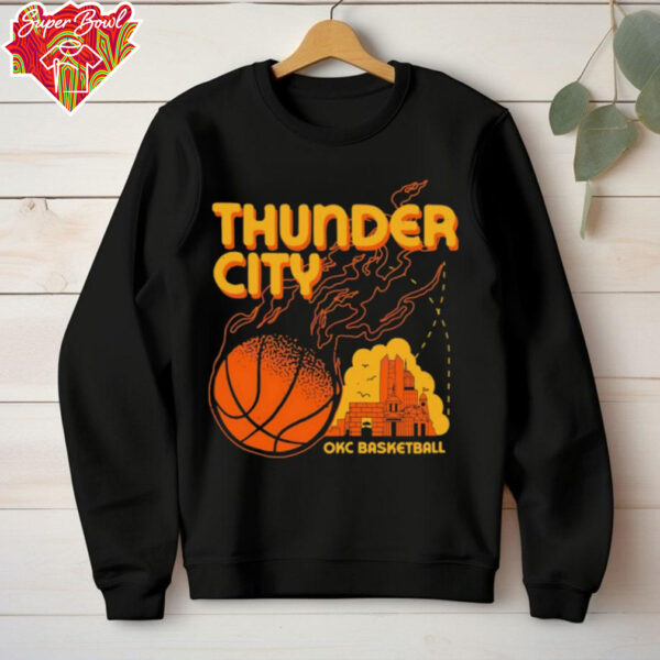Thunder City OKC Basketball vintage shirt