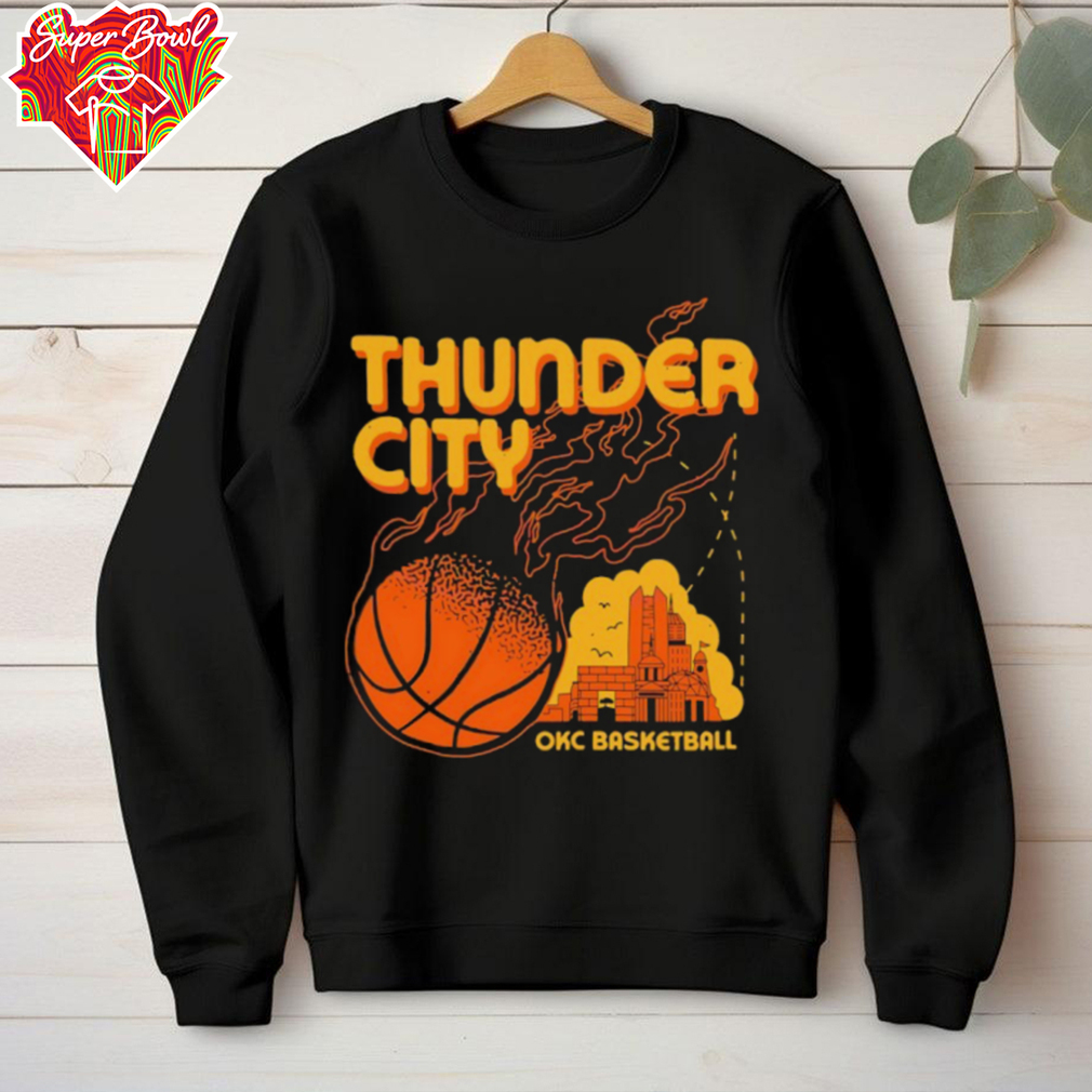 Thunder City OKC Basketball vintage shirt Thunder City OKC Basketball vintage shirt