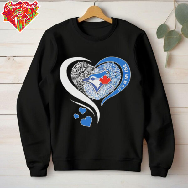 Toronto Maple Leafs Baseball it’s in my DNA heart shirt