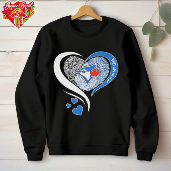 Toronto Maple Leafs Baseball it’s in my DNA heart shirt