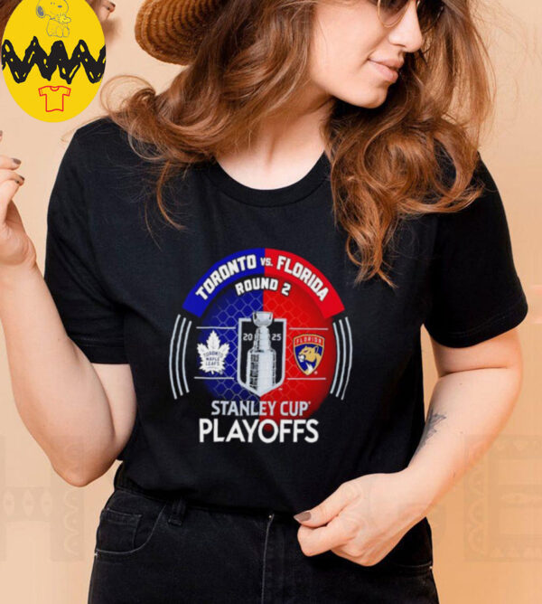 Toronto Maple Leafs vs. Florida Panthers Inglasco 2025 Stanley Cup Playoffs Second Round Dueling Match Up shirt