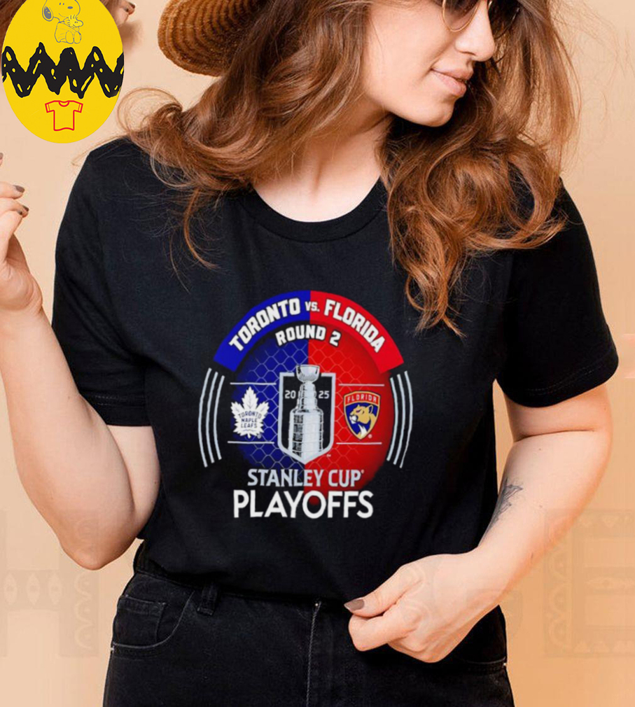Toronto Maple Leafs vs. Florida Panthers Inglasco 2025 Stanley Cup Playoffs Second Round Dueling Match Up shirt Toronto Maple Leafs vs. Florida Panthers Inglasco 2025 Stanley Cup Playoffs Second Round Dueling Match Up shirt