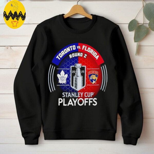Toronto Maple Leafs vs. Florida Panthers Inglasco 2025 Stanley Cup Playoffs Second Round Dueling Match Up shirt