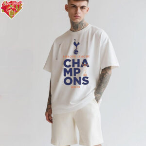 Tottenham Hotspur Europa League Champions winners 2025 trophy shirt