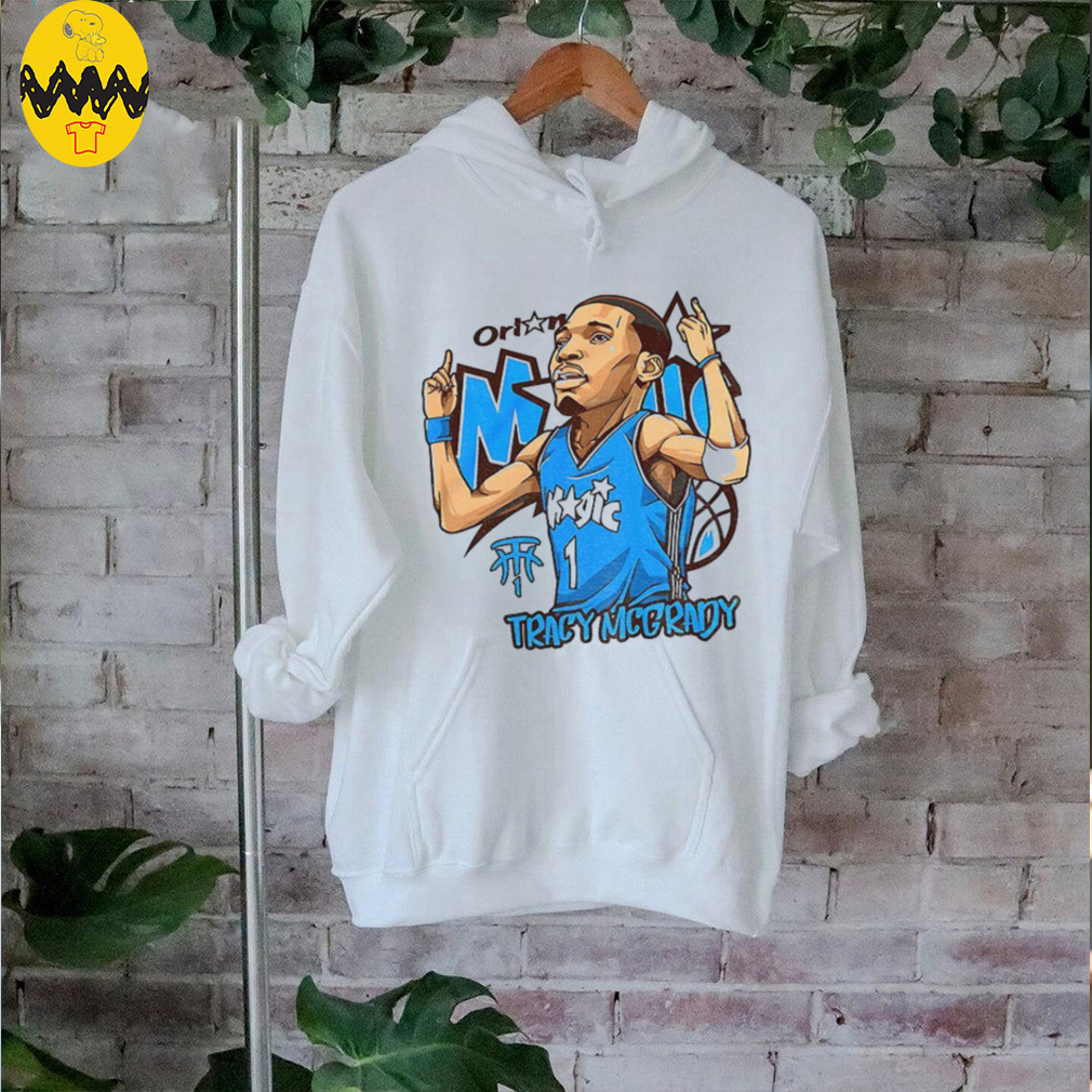 Tracy McGrady 1 Orlando Magic Basketball NBA cartoon shirt Tracy McGrady 1 Orlando Magic Basketball NBA cartoon shirt
