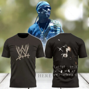 Travis Scott x WWE WrestleMania 41 Limited Edition T Shirt Music Lover Gift Ideas For Him