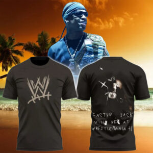 Travis Scott x WWE WrestleMania 41 Limited Edition T Shirt Music Lover Gift Ideas For Him