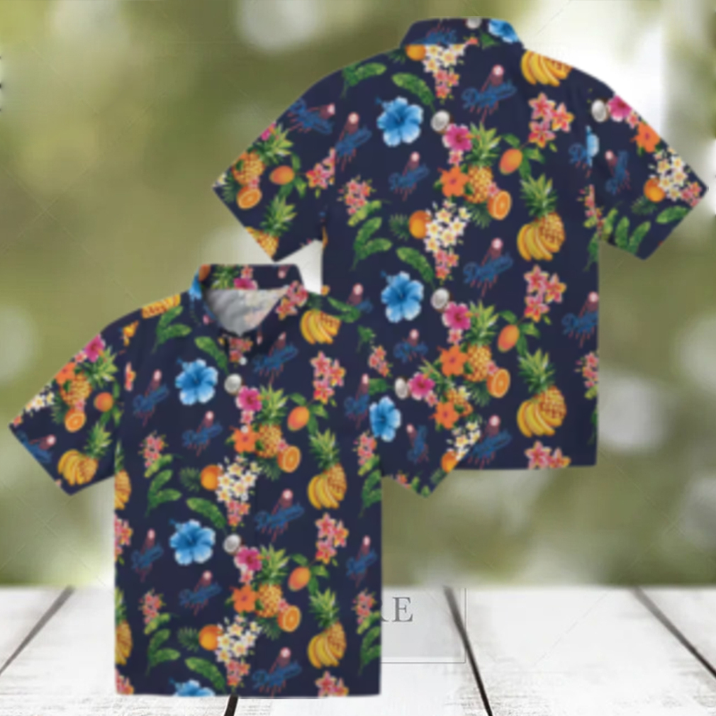 Trending Dodgers Hawaiian Shirt Navy Tropical Hibiscus Fan Gift for Men & Women Trending Dodgers Hawaiian Shirt Navy Tropical Hibiscus Fan Gift for Men & Women