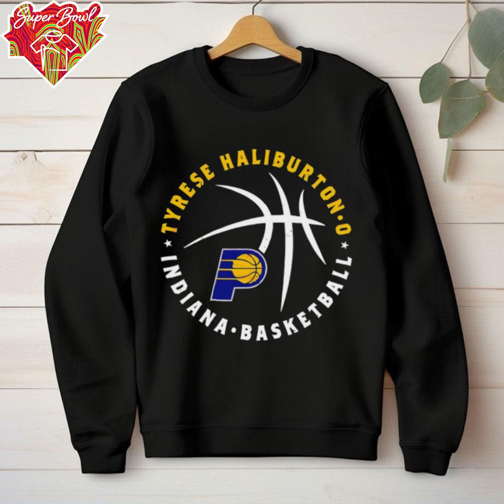Tyrese Haliburton Indiana Pacers Basketball player ball shirt Tyrese Haliburton Indiana Pacers Basketball player ball shirt