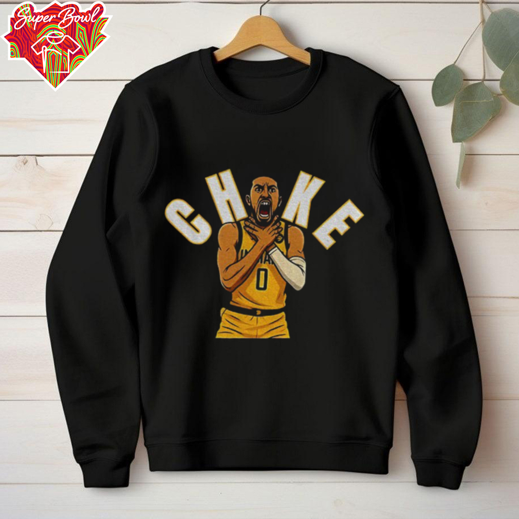Tyrese Haliburton Indiana Pacers Choked in game one Basketball cartoon shirt Tyrese Haliburton Indiana Pacers Choked in game one Basketball cartoon shirt
