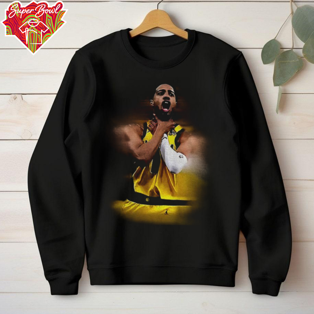 Tyrese Haliburton choke Celebration Indiana Pacers NBA Basketball Champs 2025 shirt Tyrese Haliburton choke Celebration Indiana Pacers NBA Basketball Champs 2025 shirt