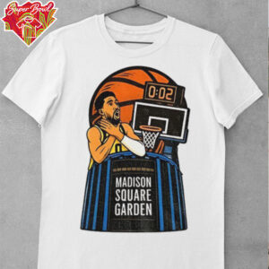 Tyrese Haliburton choke Indiana Pacers NBA Basketball Madison Square Garden shirt