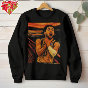 Tyrese Haliburton choke x The scream art Indiana Pacers NBA Basketball 2025 shirt