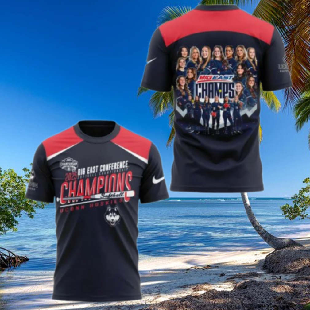 UConn Softball Big East Champions 2025 For Fans T Shirt UConn Softball Big East Champions 2025 For Fans T Shirt