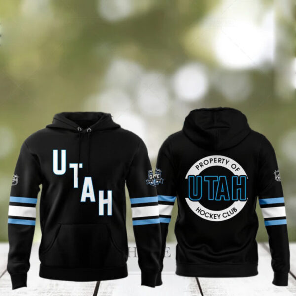Utah Mammoth Hockey 2025 Limited Black Hoodie