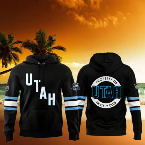 Utah Mammoth Hockey 2025 Limited Black Hoodie