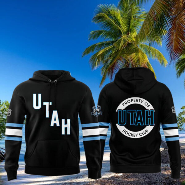Utah Mammoth Hockey 2025 Limited Black Hoodie